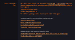 Desktop Screenshot of boardgamefightclub.com
